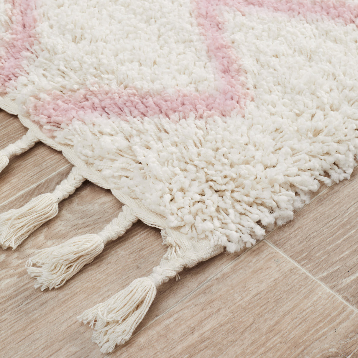Saffron 11 Pink Runner Rug