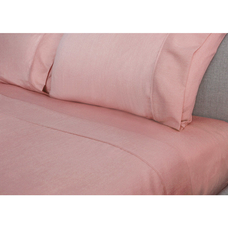 Ramesses Original 2000TC Antibectiral Bamboo Sheet Set - Tea Rose