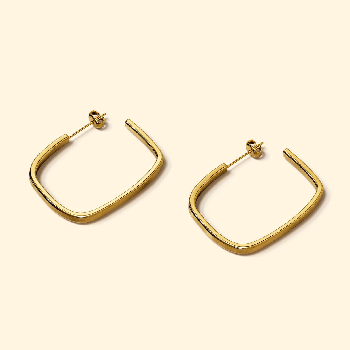 Bullion Gold Yoshi Hoop Gold Layered Earrings