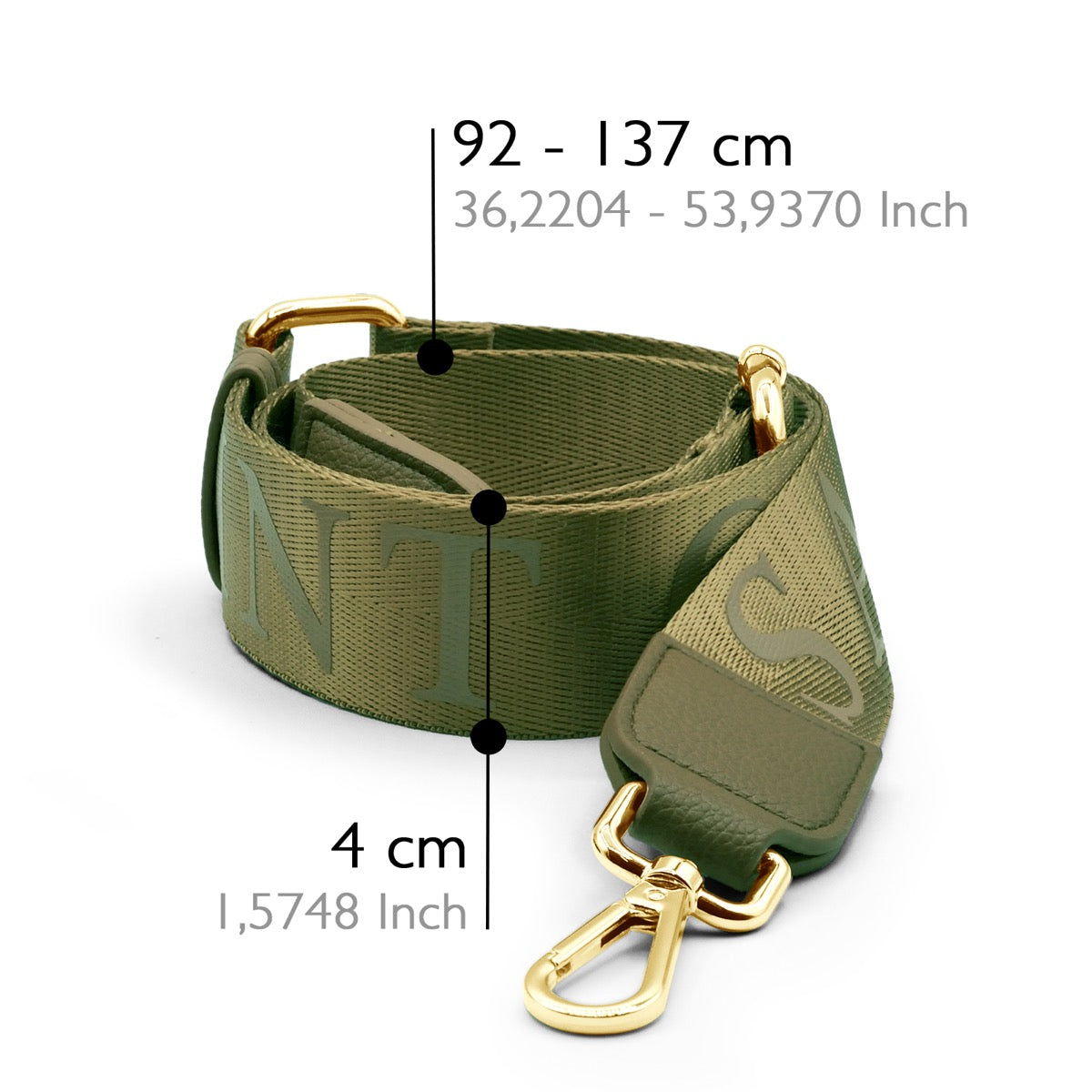 ADJUSTABLE NYLON STRAP KHAKI