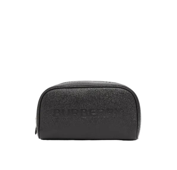 Burberry Leather Cosmetic Pouch - Black