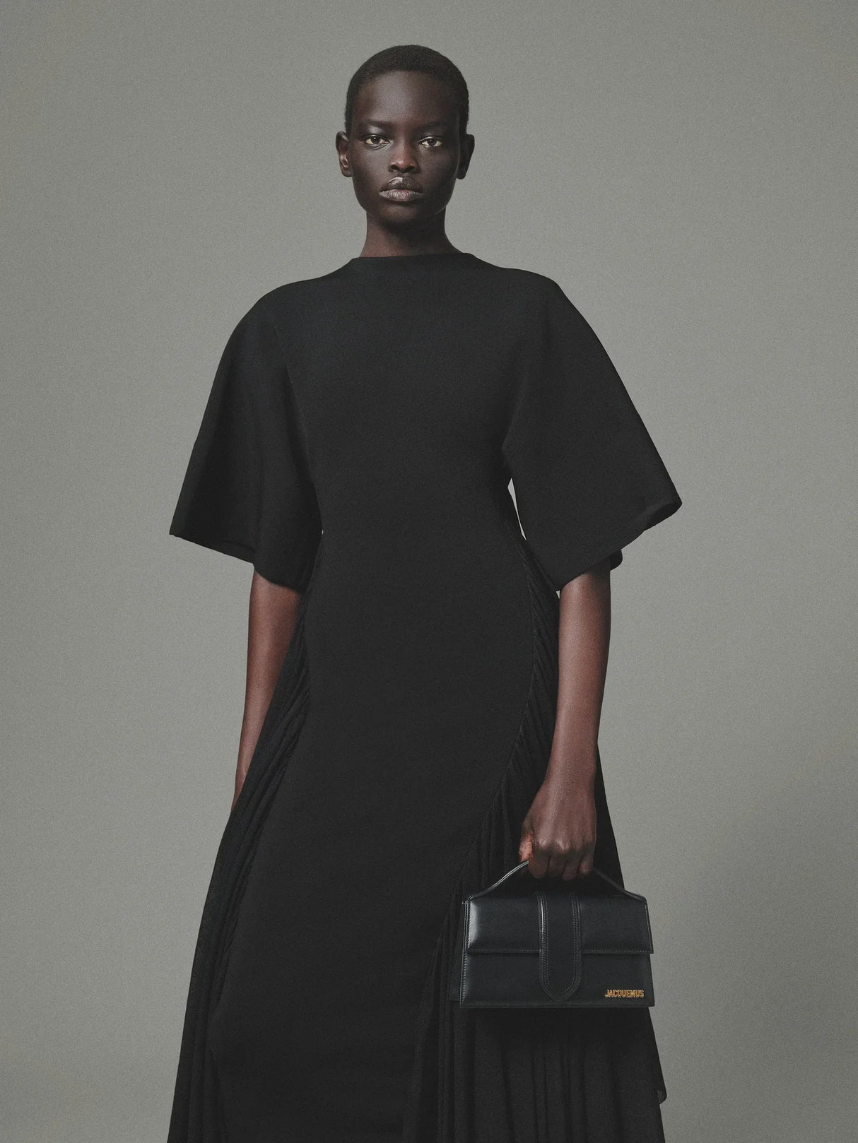 Jacquemus Le Grand Bambino Bag - Black/Gold