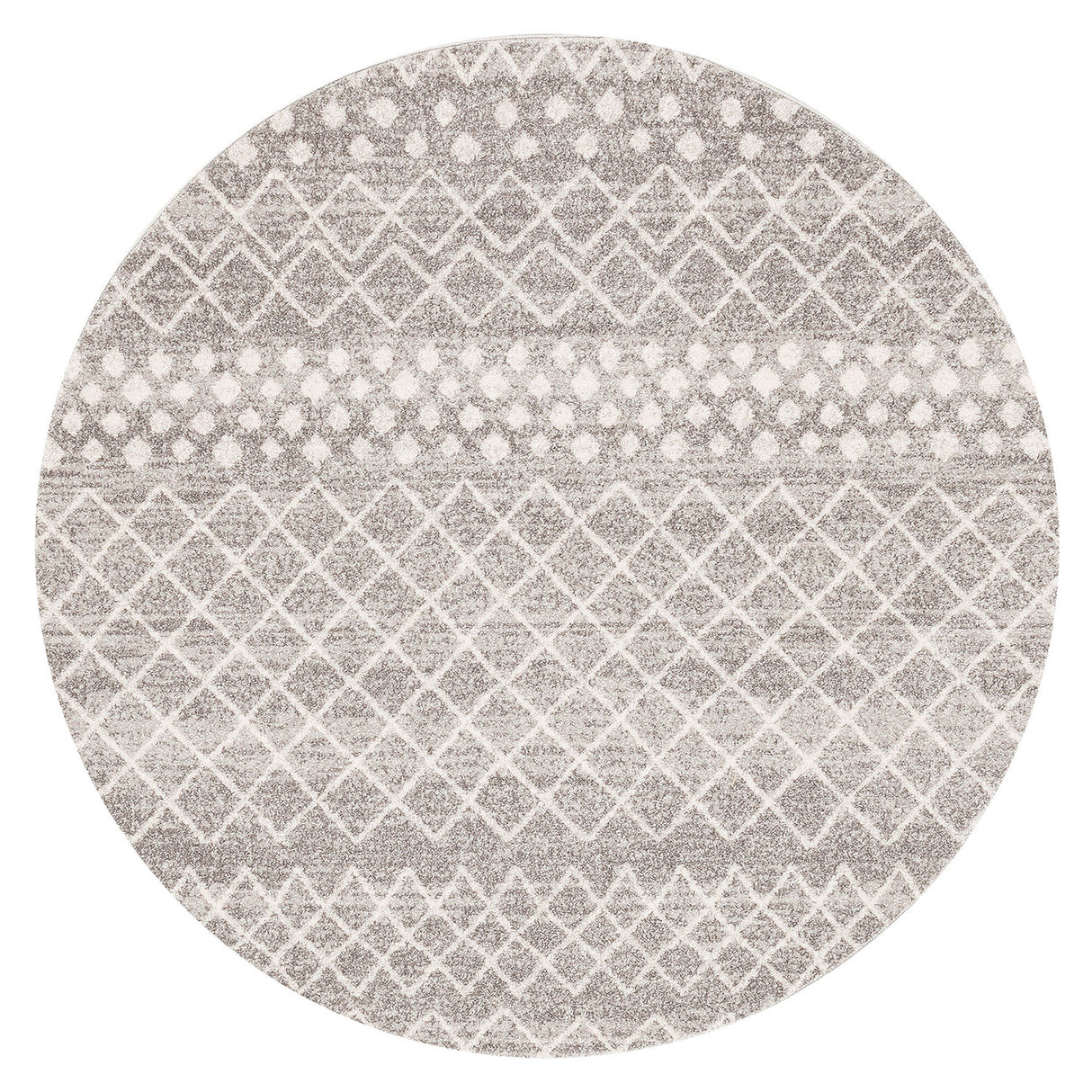 Oasis 454 Silver Round Rug