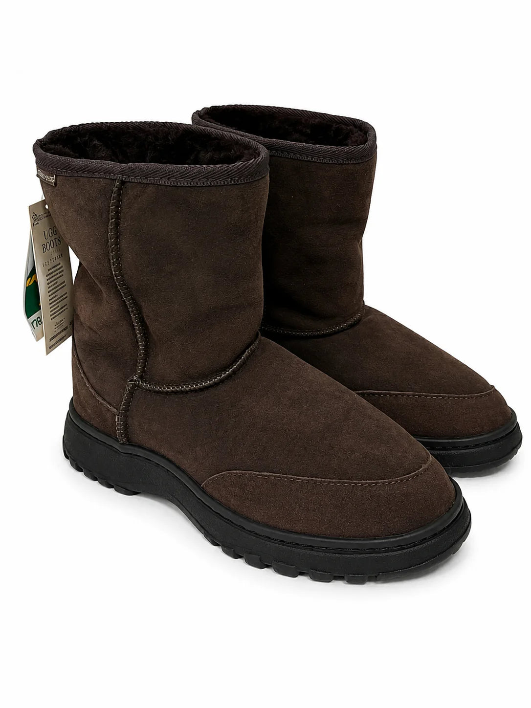 Australian Leather Ugg Long Gumboot - Chocolate - AU10