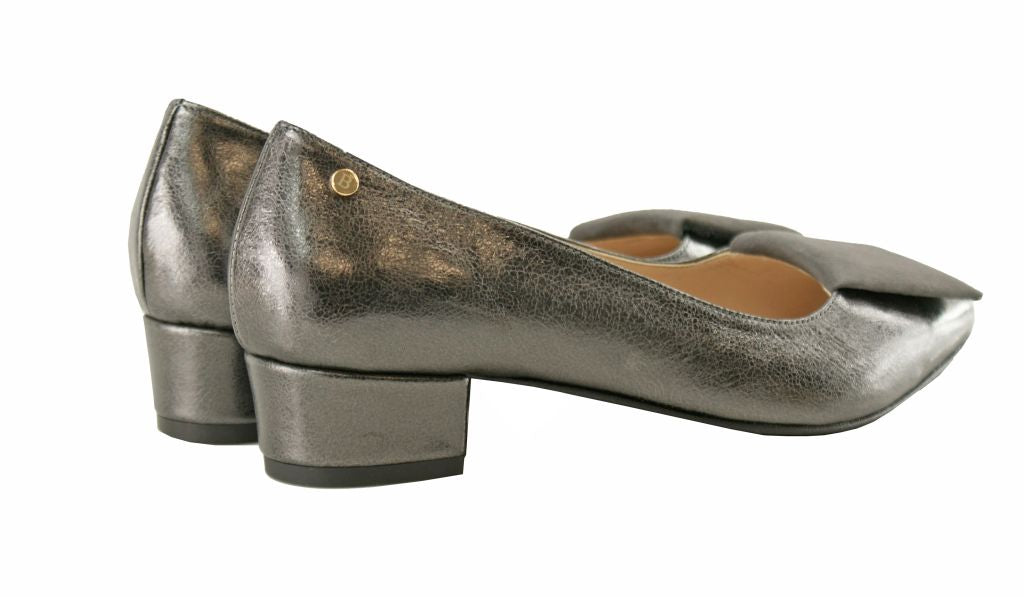 Bosccolo Womens Pumps Pillow - Grey Metalic
