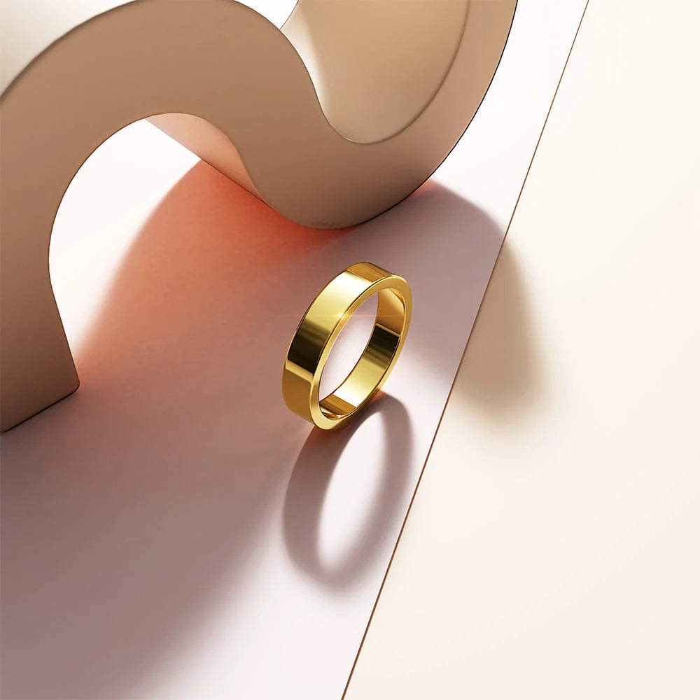 Bullion Gold Elysian Band Gold Layered Ring