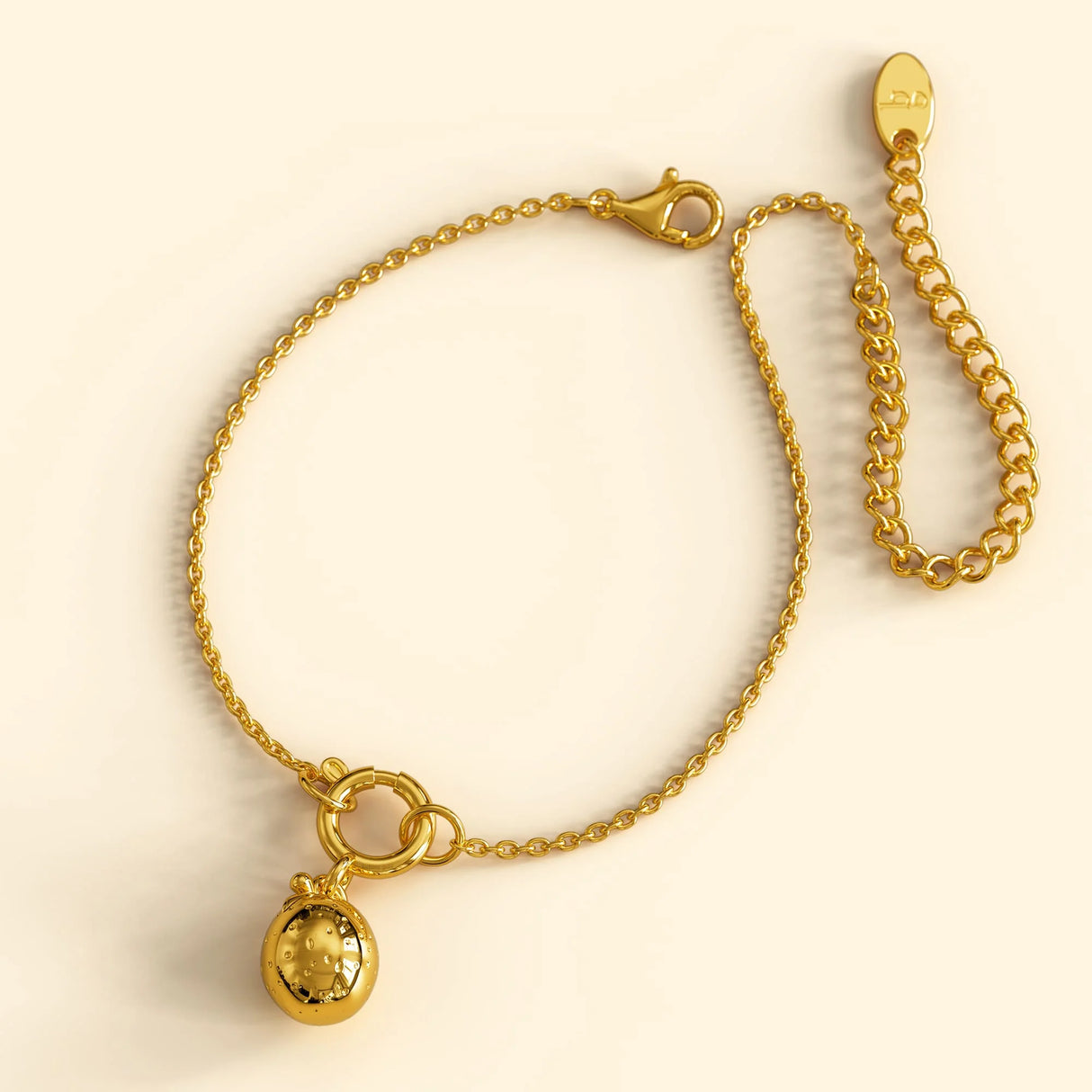 Bullion Gold Passion Fruit Gold Charm Bracelet