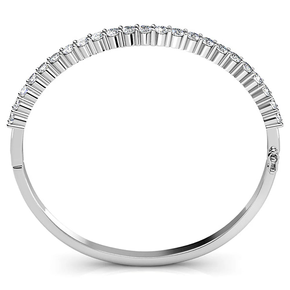 Krystal Couture Grandeur Bangle Embellished with SWAROVSKI Crystals
