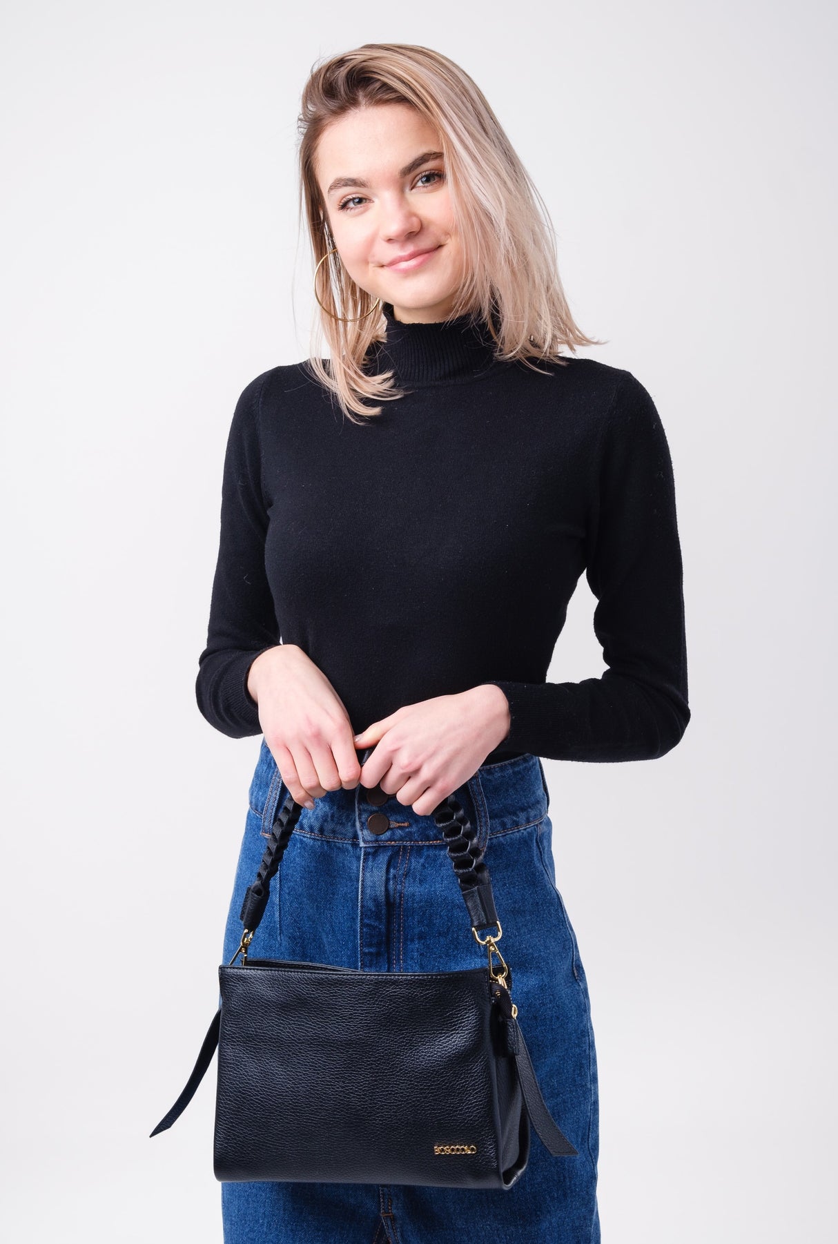Bosccolo Shoulder Bag - Black