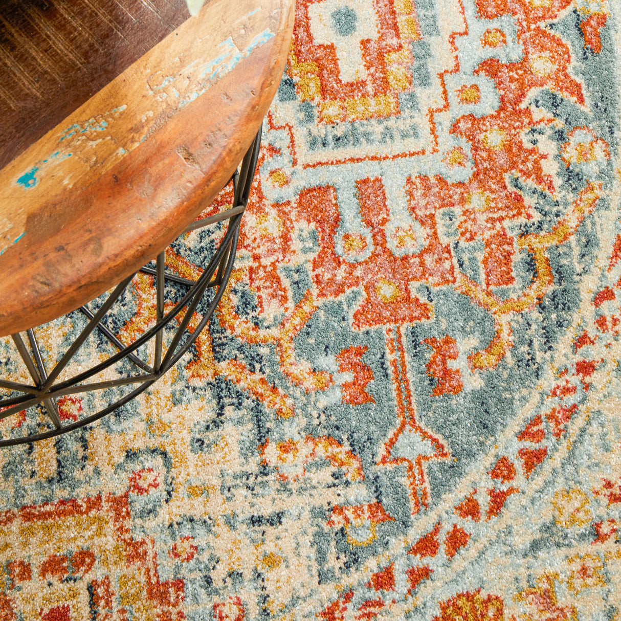 Legacy 853 Blue Round Rug