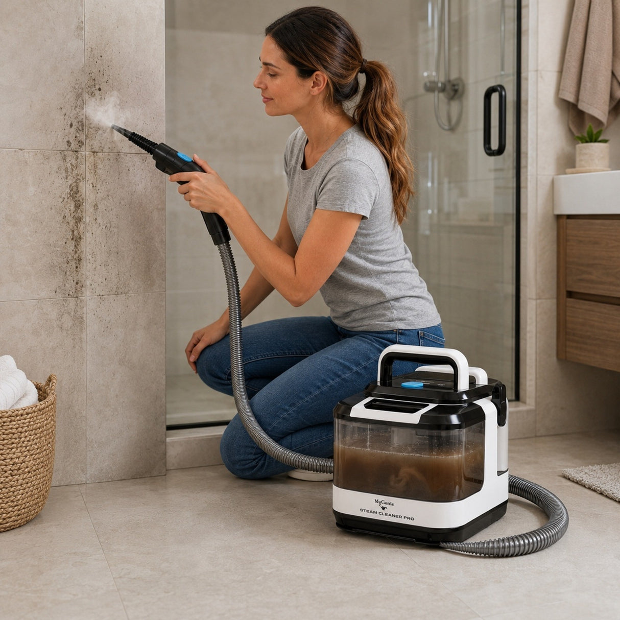 MyGenie Steam Spot Cleaner Pro - White / Blue