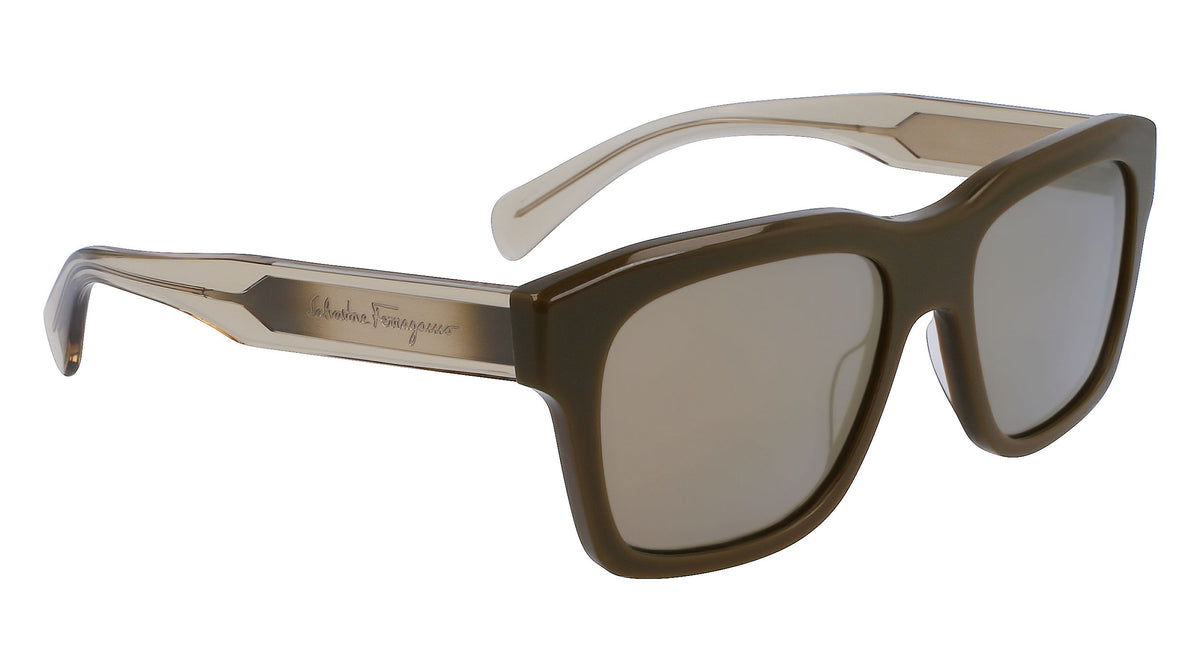 Salvatore Ferragamo SF1087S Mens Sunglasses - Dark Khaki