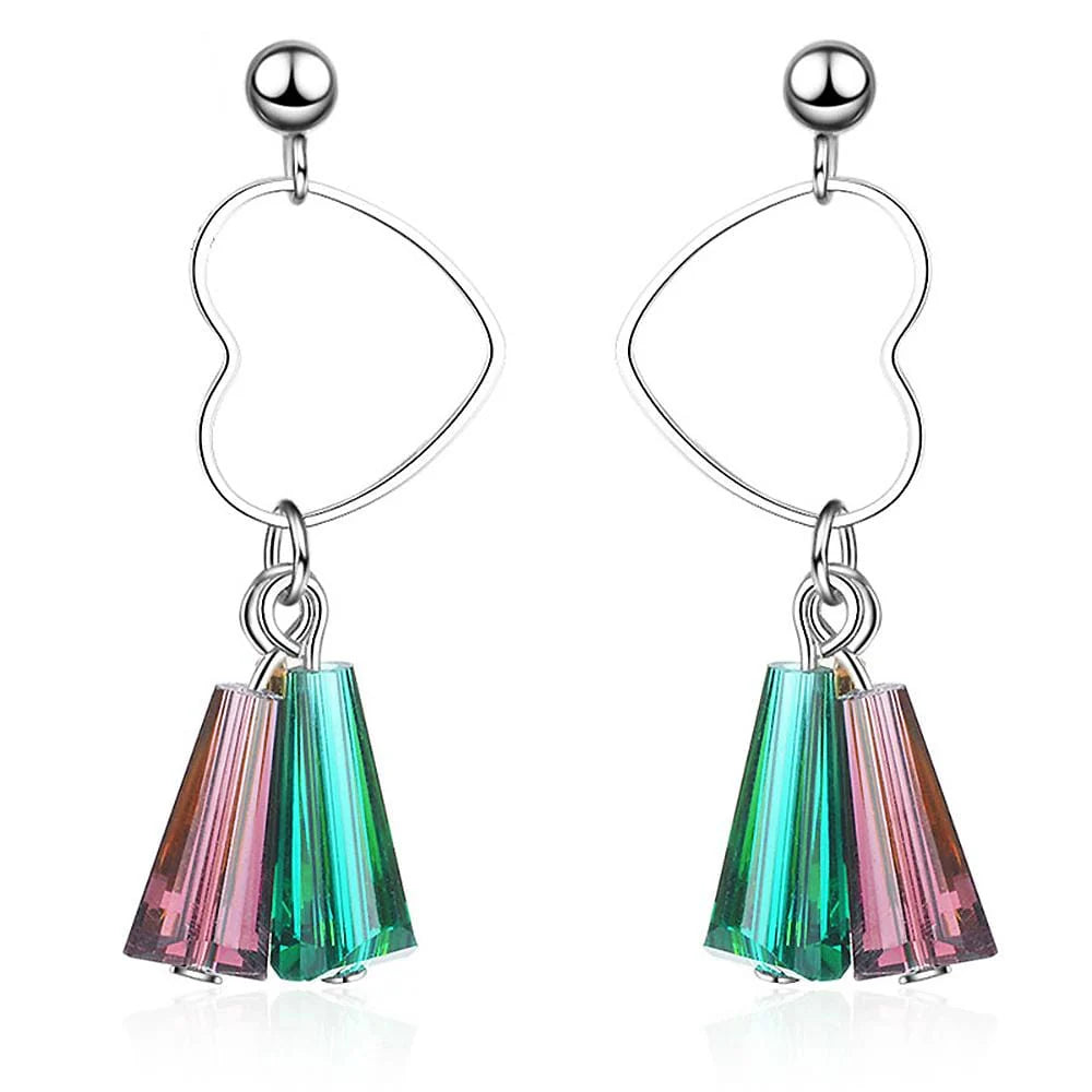 Lolabyrd Heart Drop Earrings