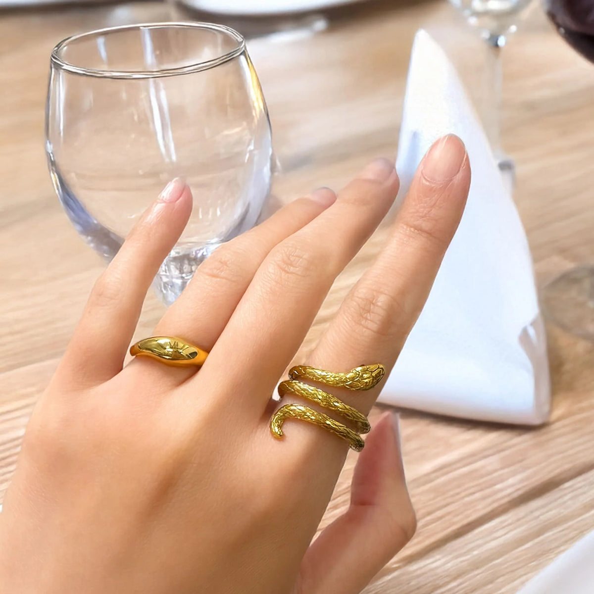 Bullion Gold Pinard Oval Ring in Gold