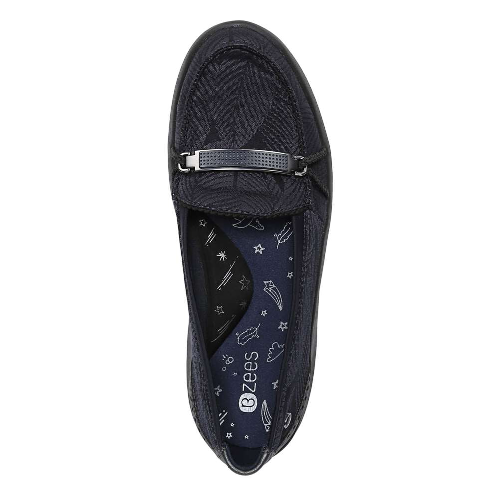 Bzees Abby Slip-On Casual Sneaker - Navy