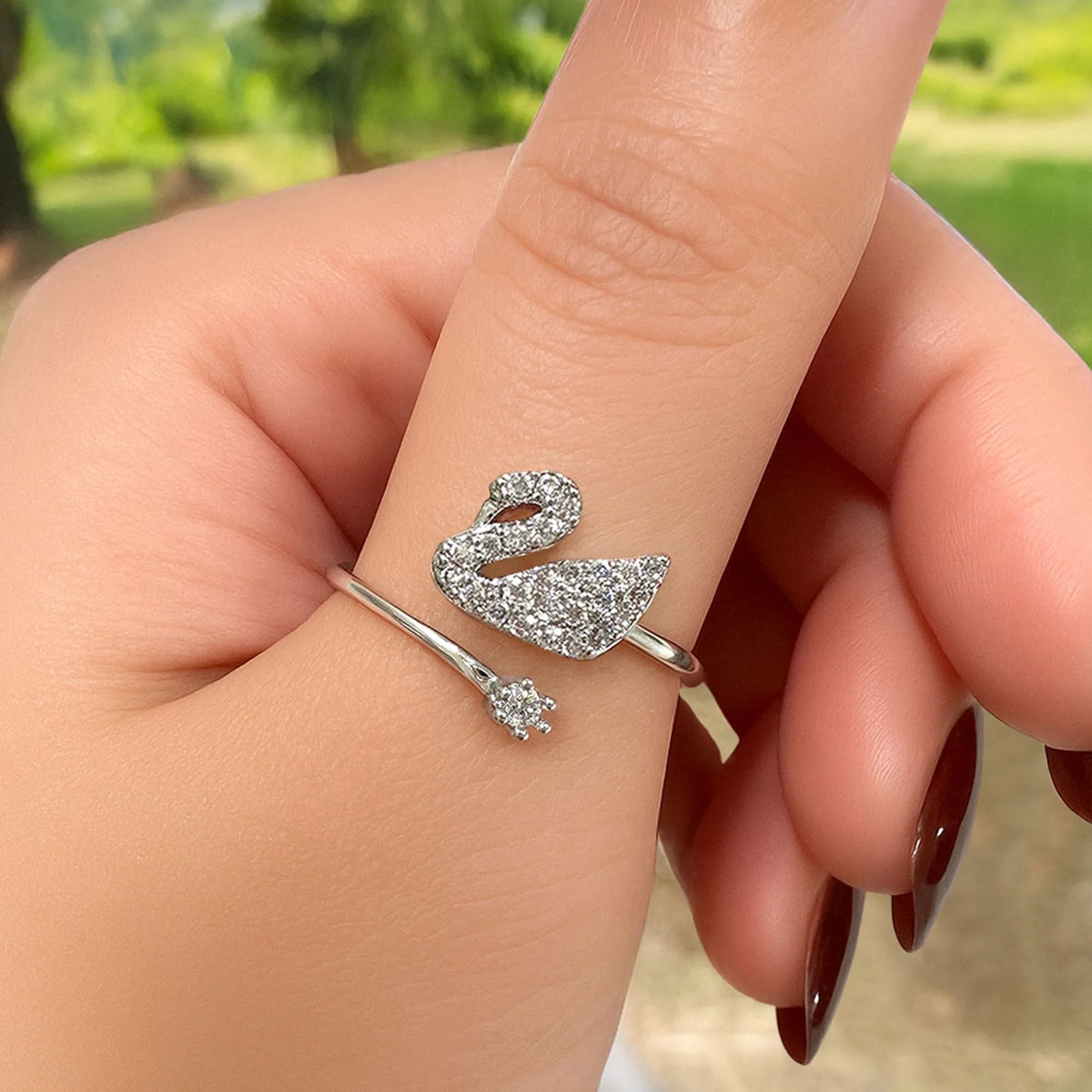 Bullion Gold Magical Swan Ring
