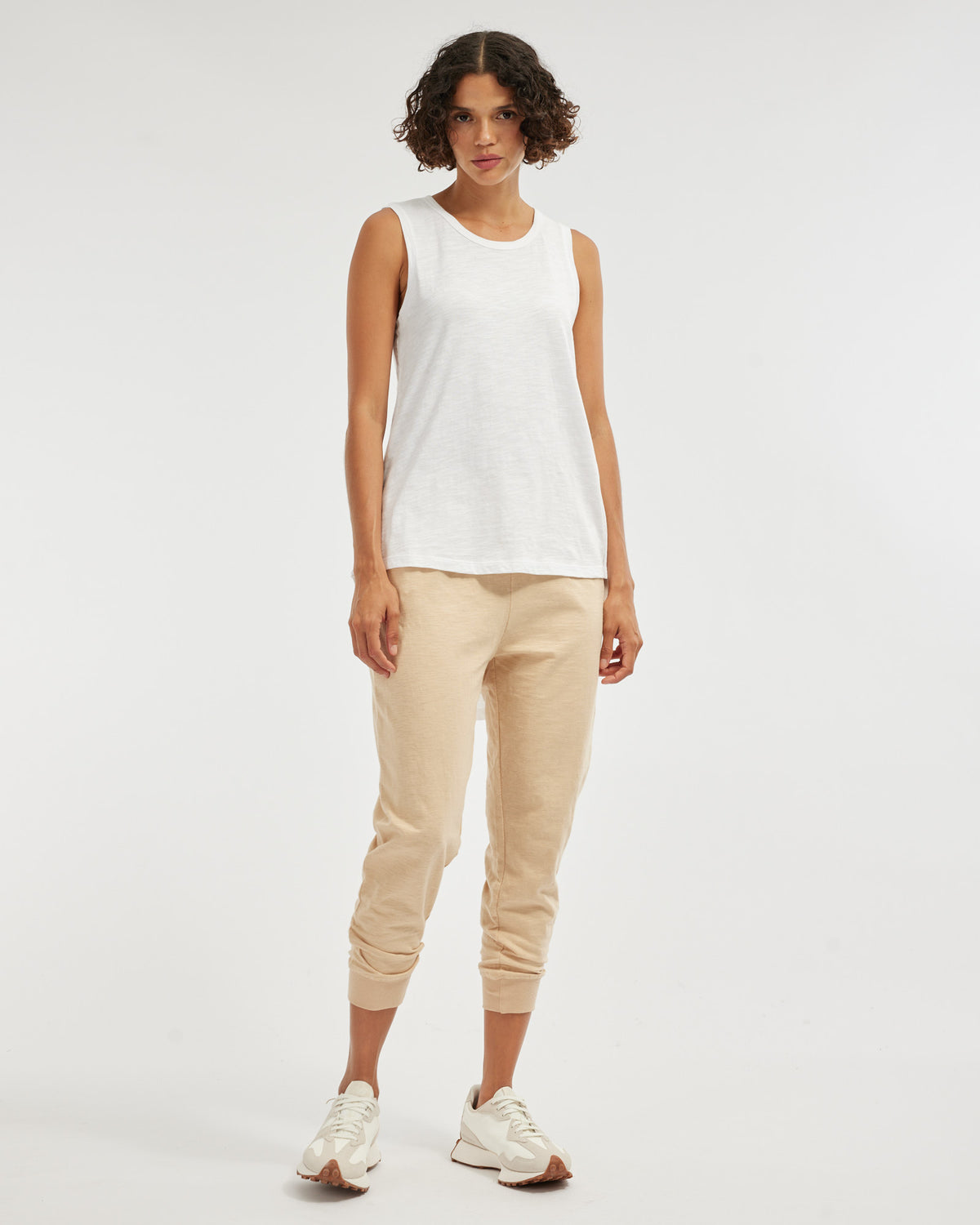 Amelius Claudia Longline Tank - White