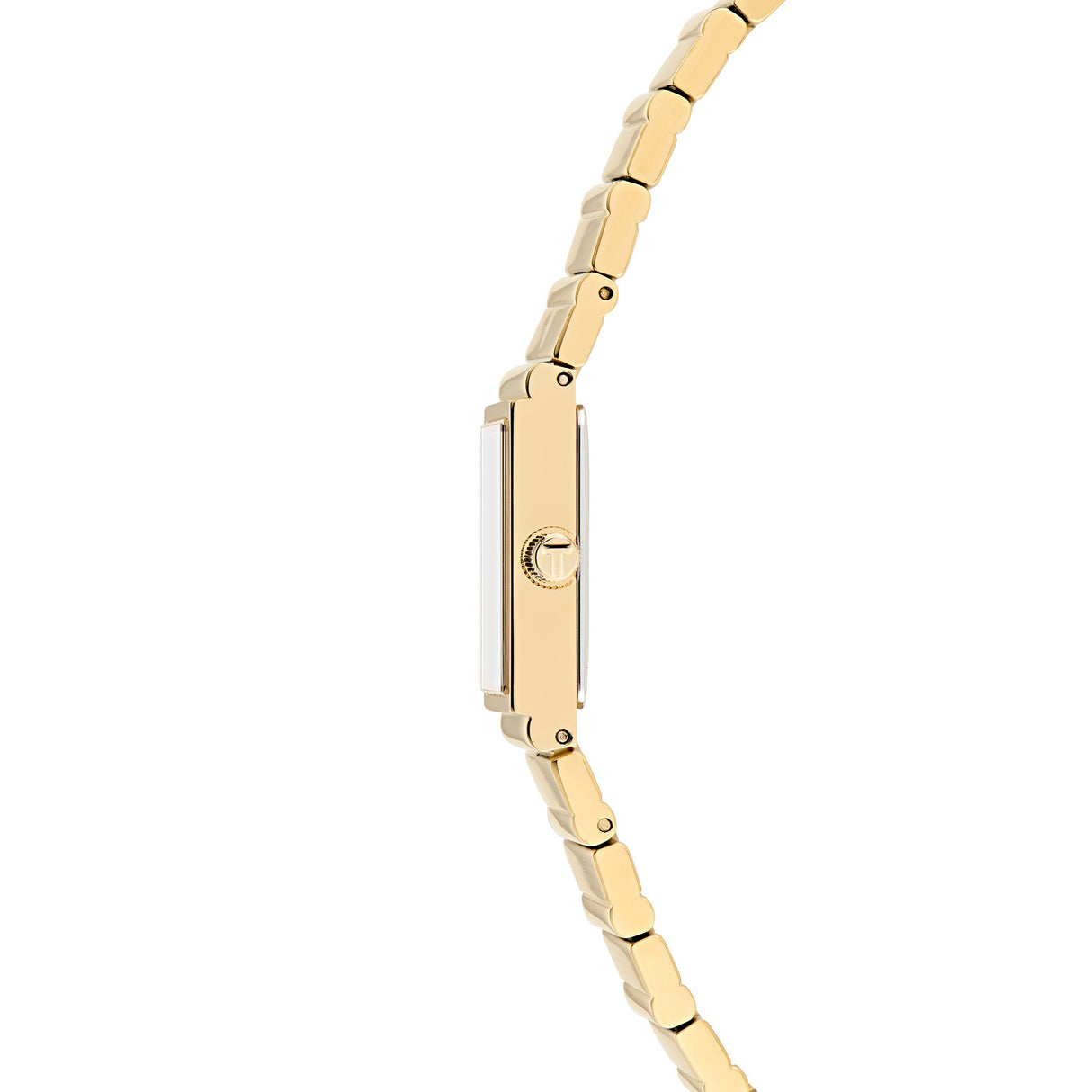 Ted Baker Womens Staciie Pink Dial Gold Mesh