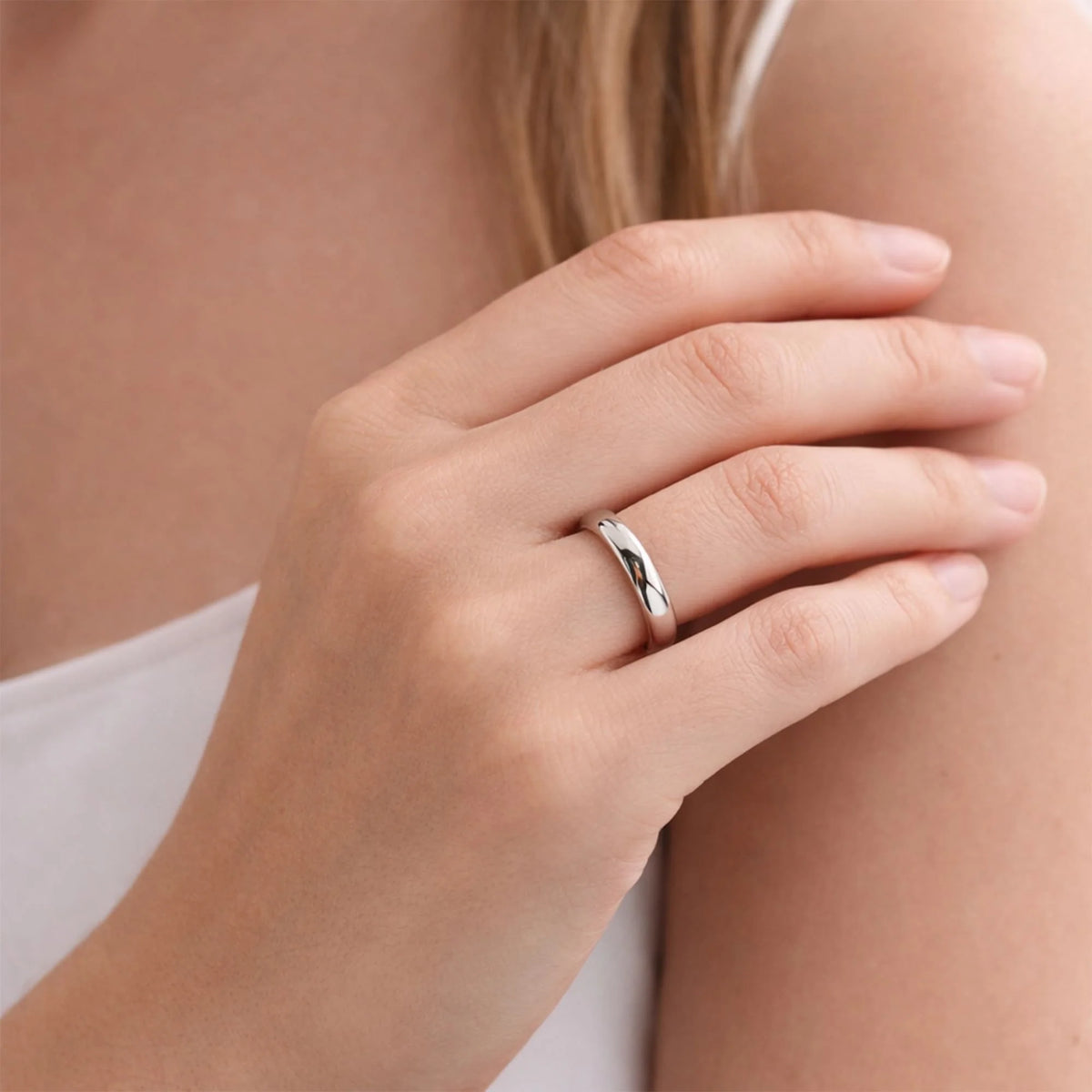 Solid 925 Sterling Silver Russian Wedding Ring