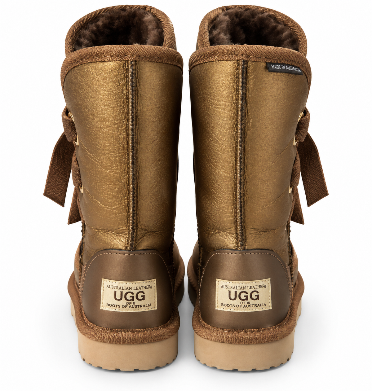 Australian Leather Ugg Roxy Nomad Long Uggs - Bronze - AU4