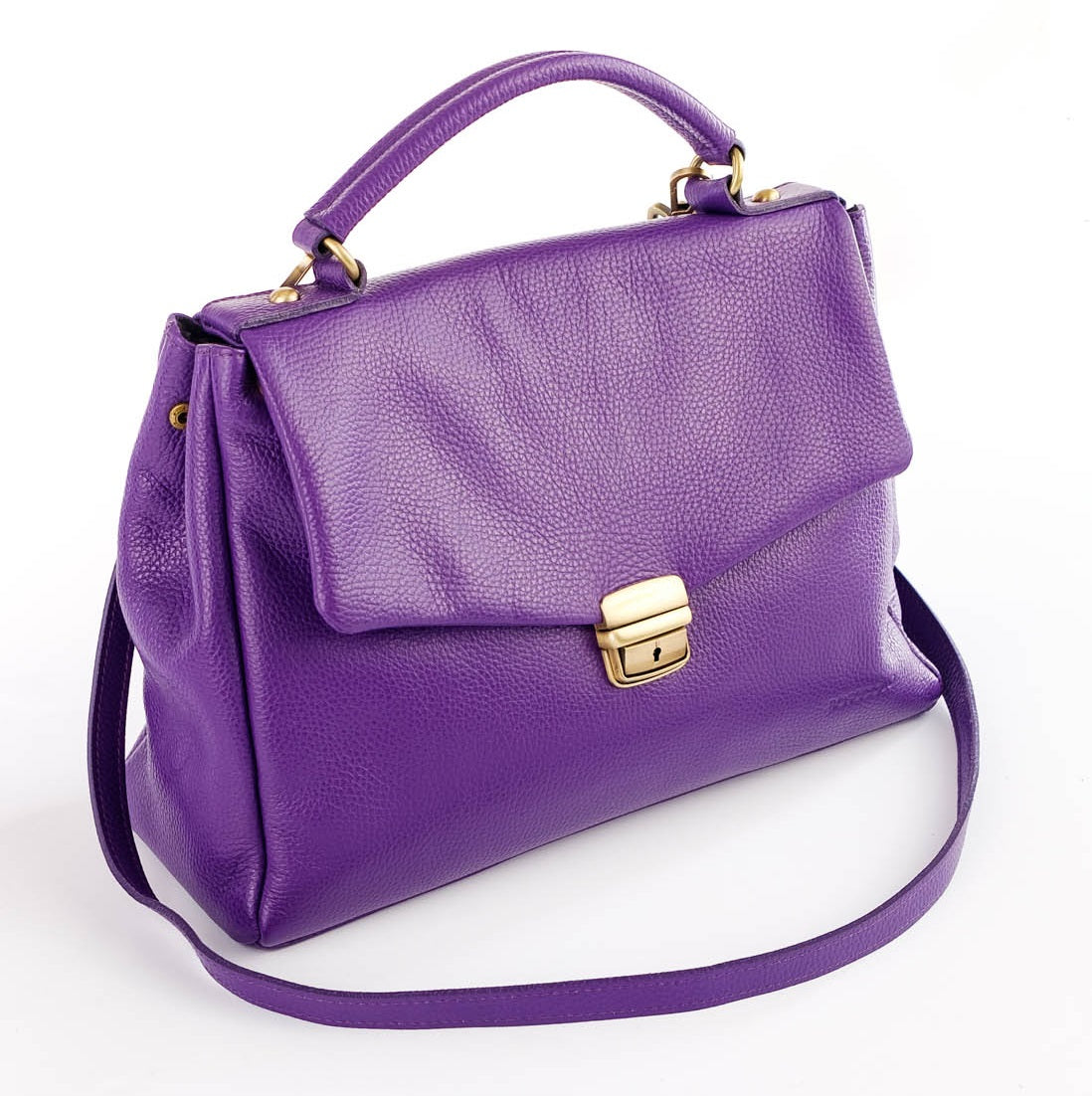 Bosccolo Briefcase - Purple