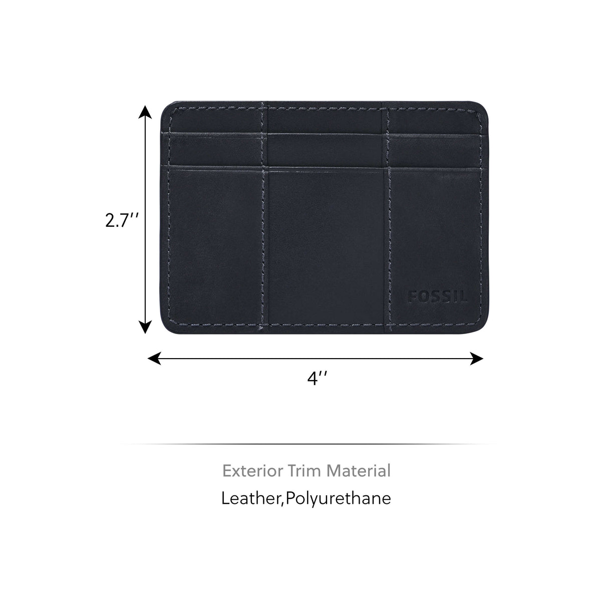 Fossil Everett Navy Blue Card Case