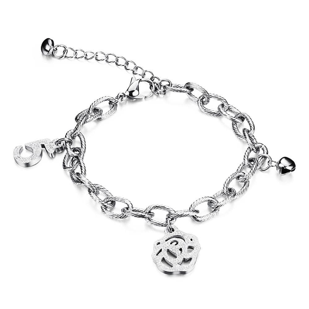 Bullion Gold Mixed Charm Bracelet