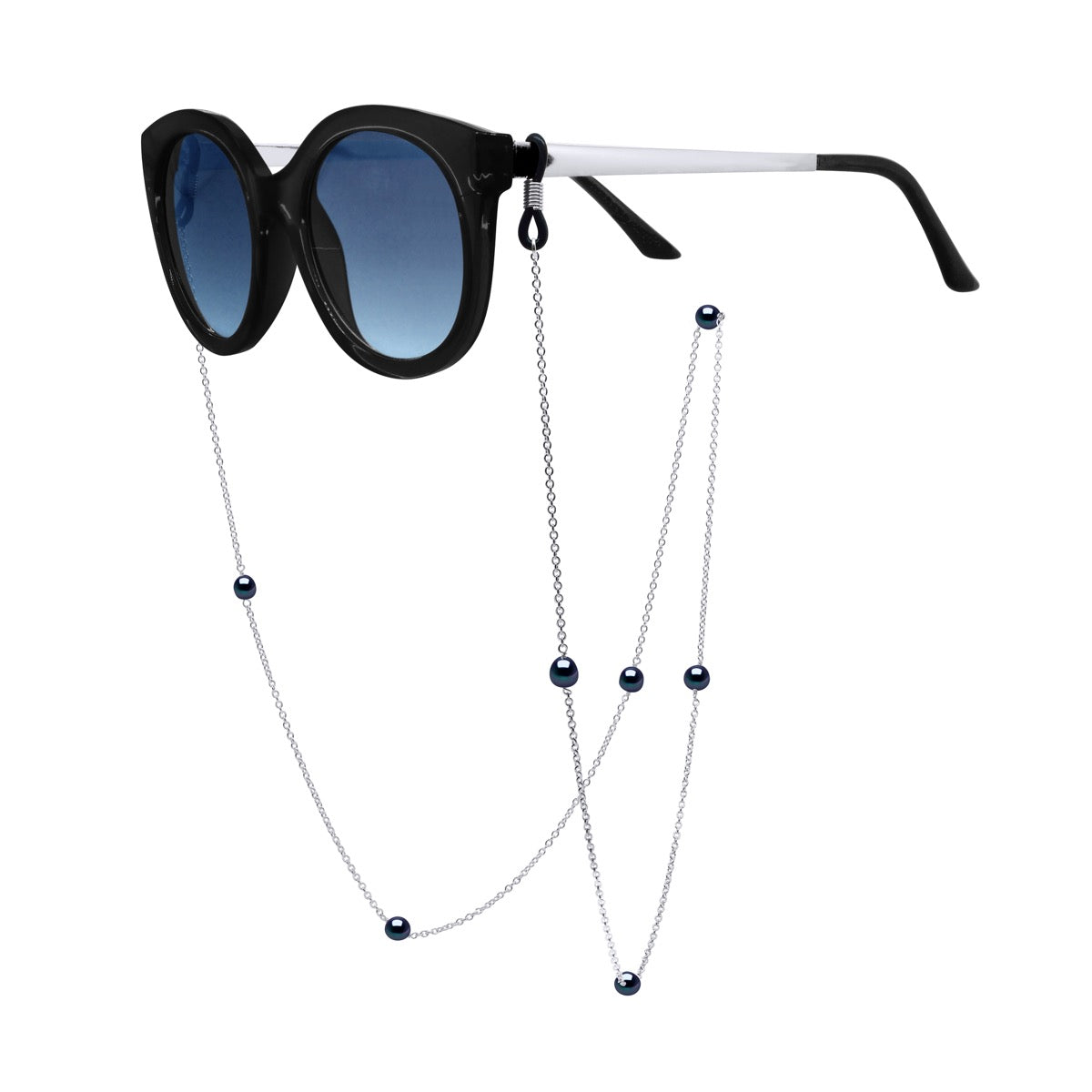 Chain For Glasses - Black Tahiti - Longueur 42 cm