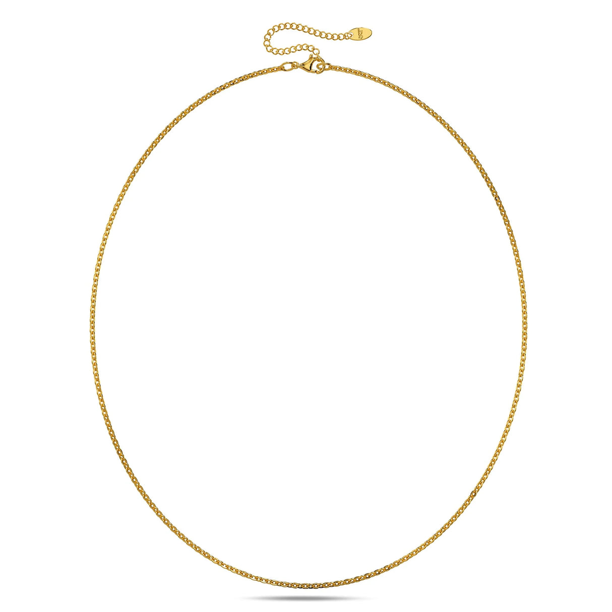 Bullion Gold Mini Cable Chain Gold Plated Necklace