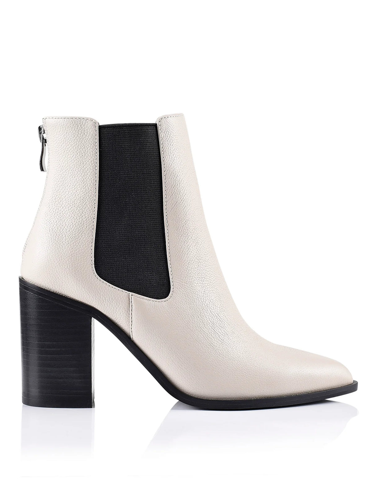 Siren Chelsea Ankle Boots - Bone Leather