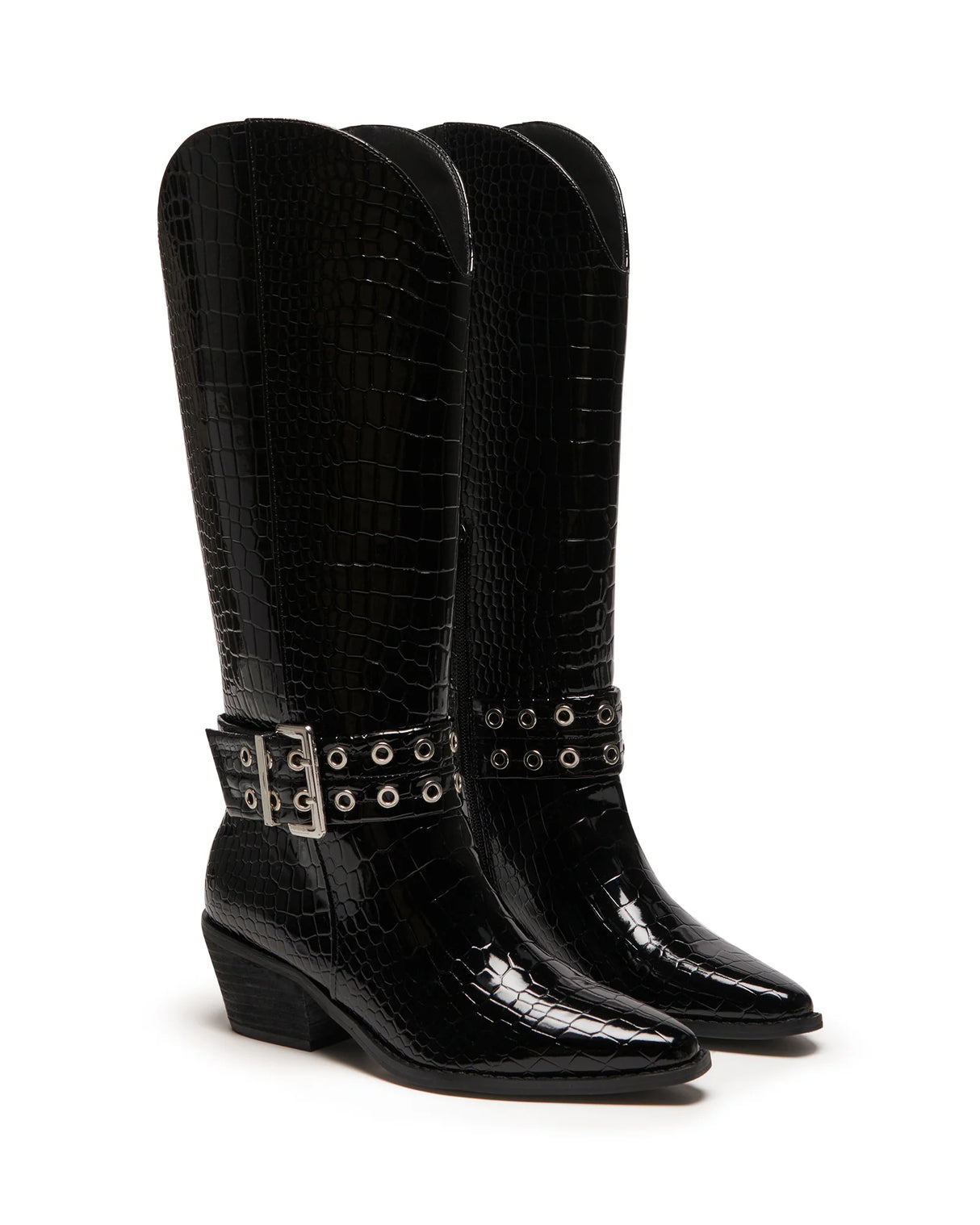 Therapy Maiden Black Patent Croc