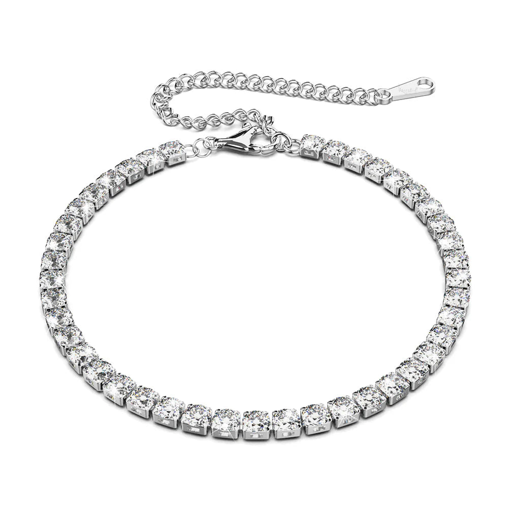 Krystal Couture Arena Crystal Tennis Bracelet Embellished with SWAROVSKI Crystals