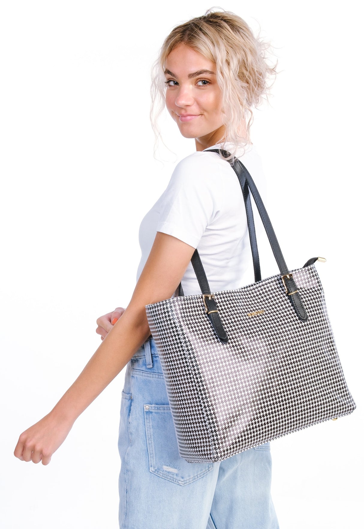 Bosccolo Shopper - Black /White