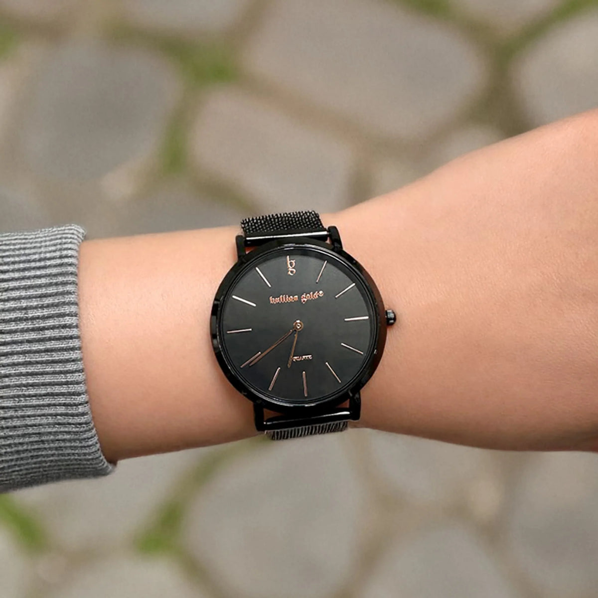 Bullion Gold Bullion Gold Timeless Dream Watch - Black and Rose Gold
