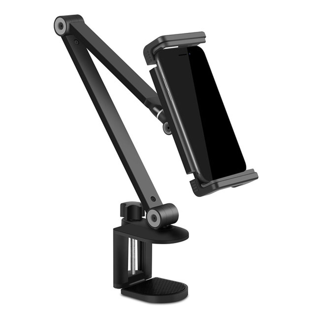 TODO Aluminium Foldable Tablet Stand Mount Clamp Holder Bracket iPhone iPad 4.7" - 12.9"