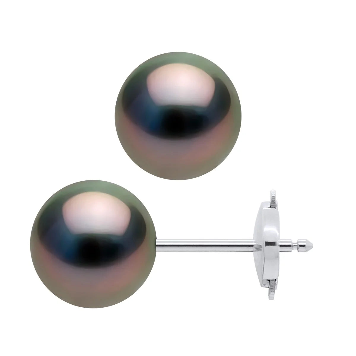 Earrings Tahitian Pearl White Gold 9-10mm