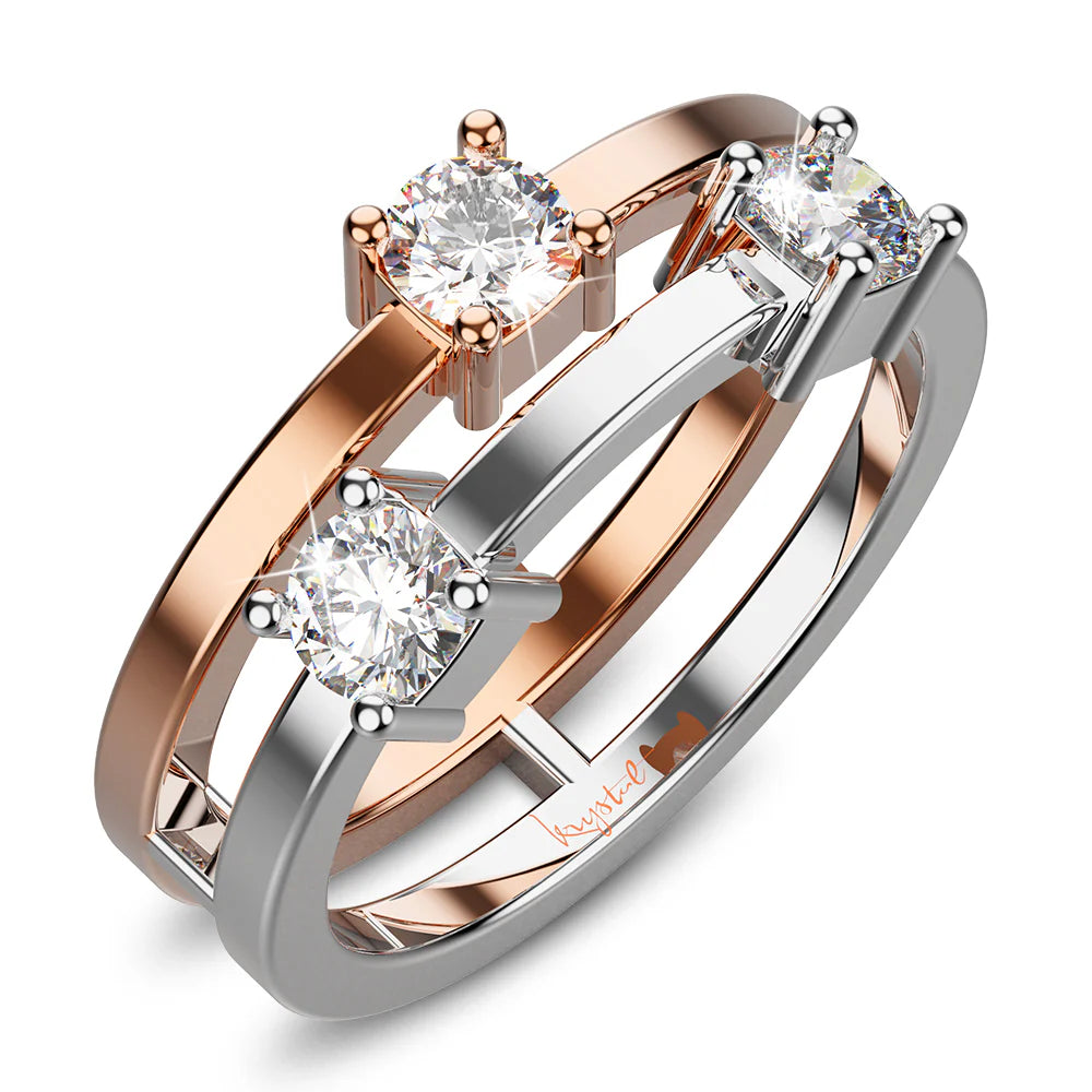 Krystal Couture My Crystal Story Ring Embellished with SWAROVSKI Crystals