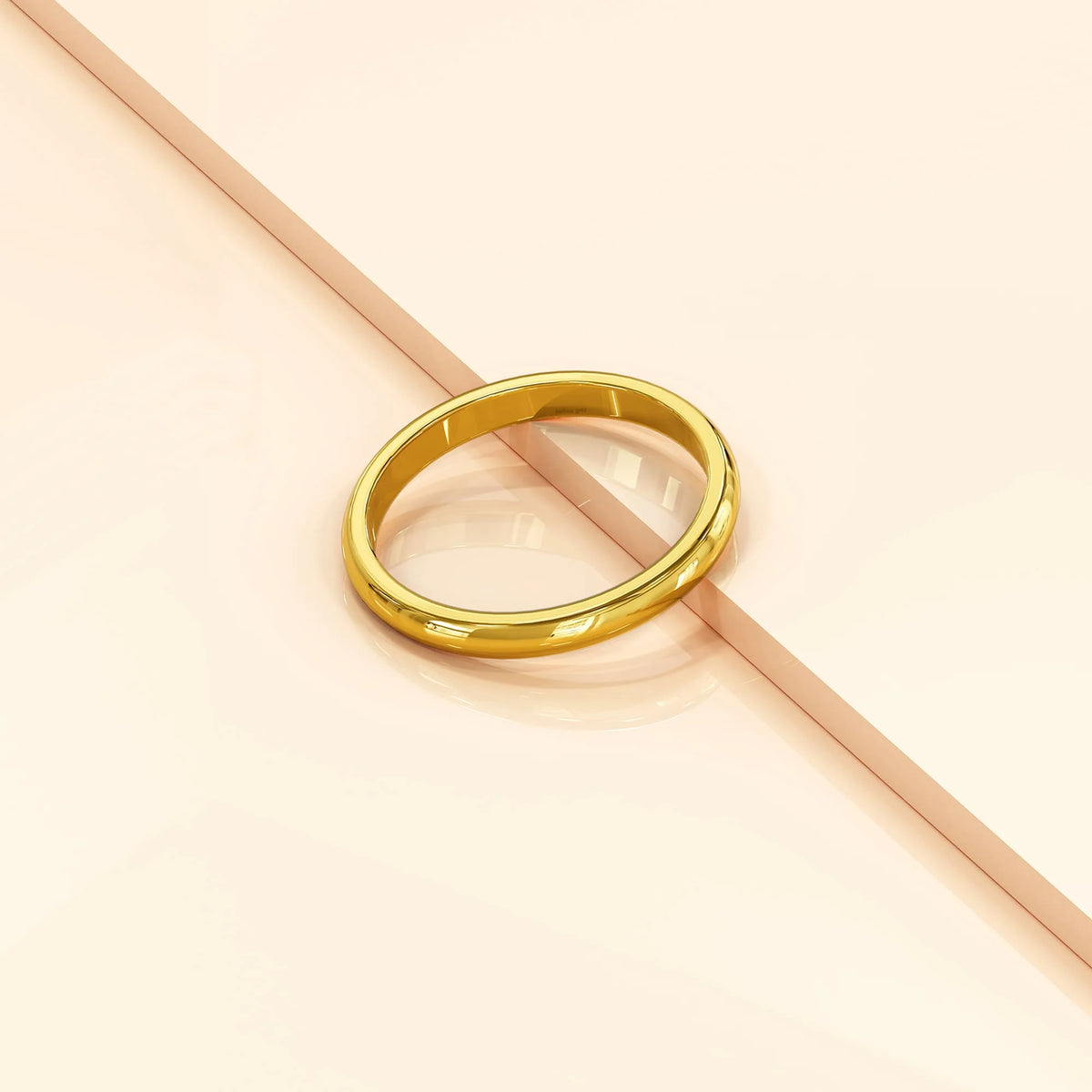 Bullion Gold Camille Minimal Stacker Ring in Gold