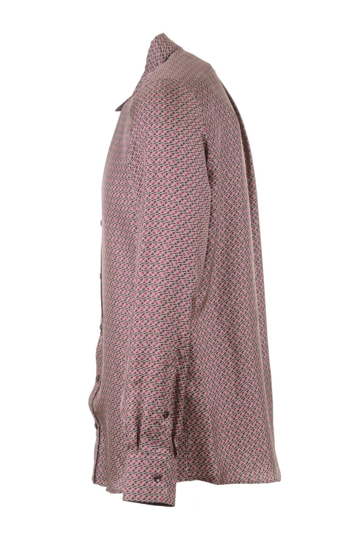 Dolce & Gabbana Men Printed Long Sleeve Shirt