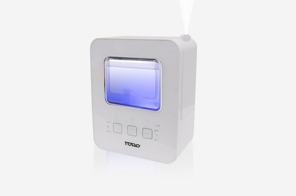 2.5L Air Humidifier Ultrasonic Aromatheraphy Diffuser UV Sterilizer White