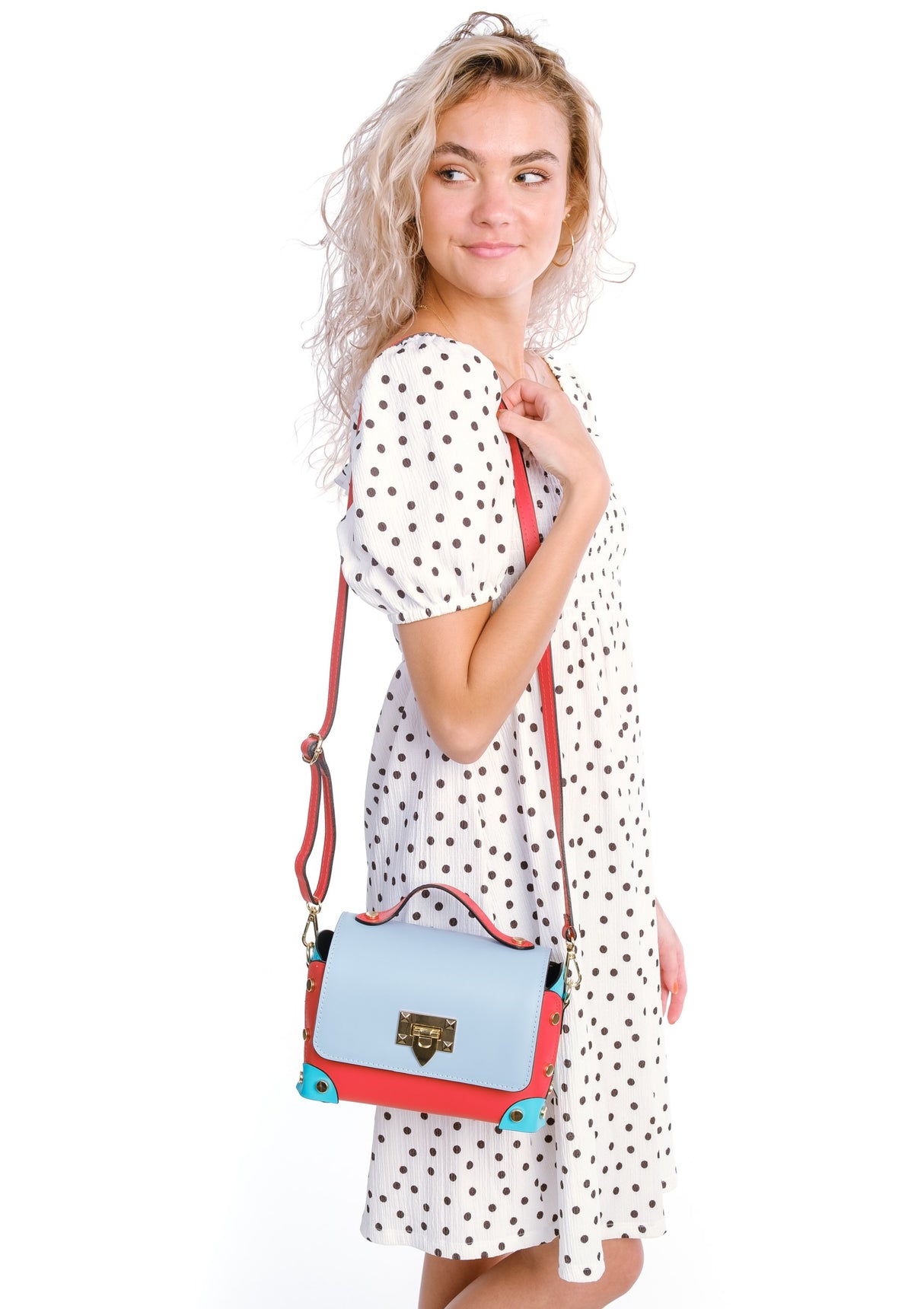 Bosccolo Crossbody - Blue/Red/Turquoise