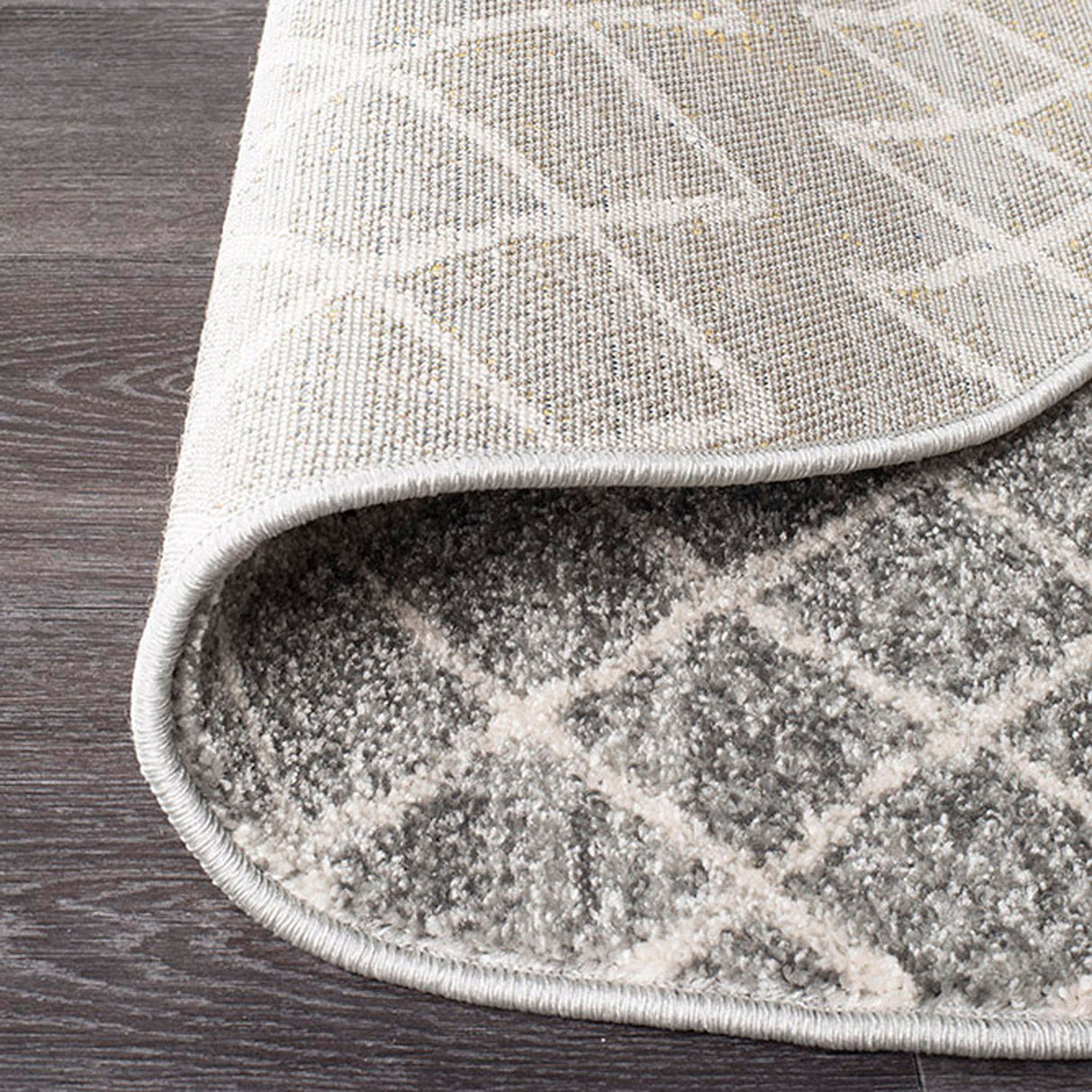 Oasis 453 Grey Round Rug