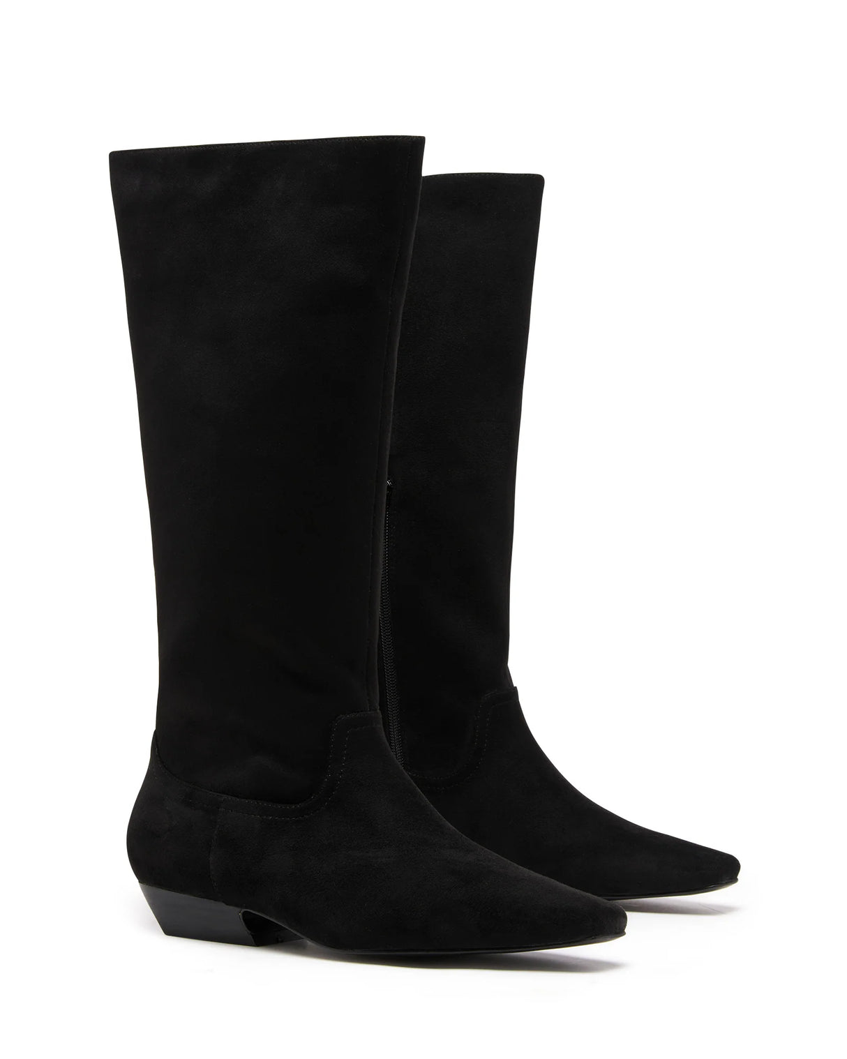 Therapy Xavier Black Faux Suede