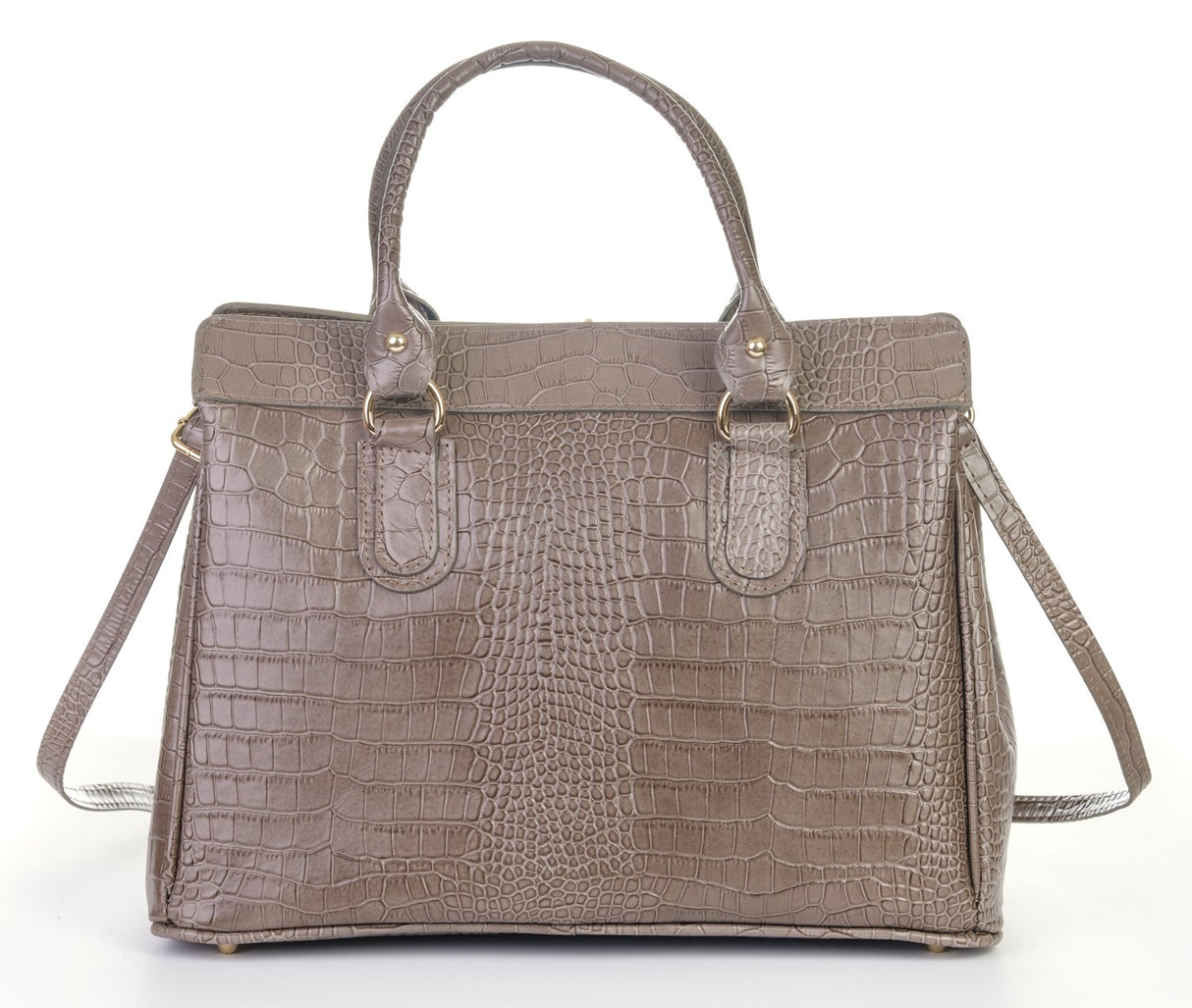 Bosccolo Tote - Croco Taupe