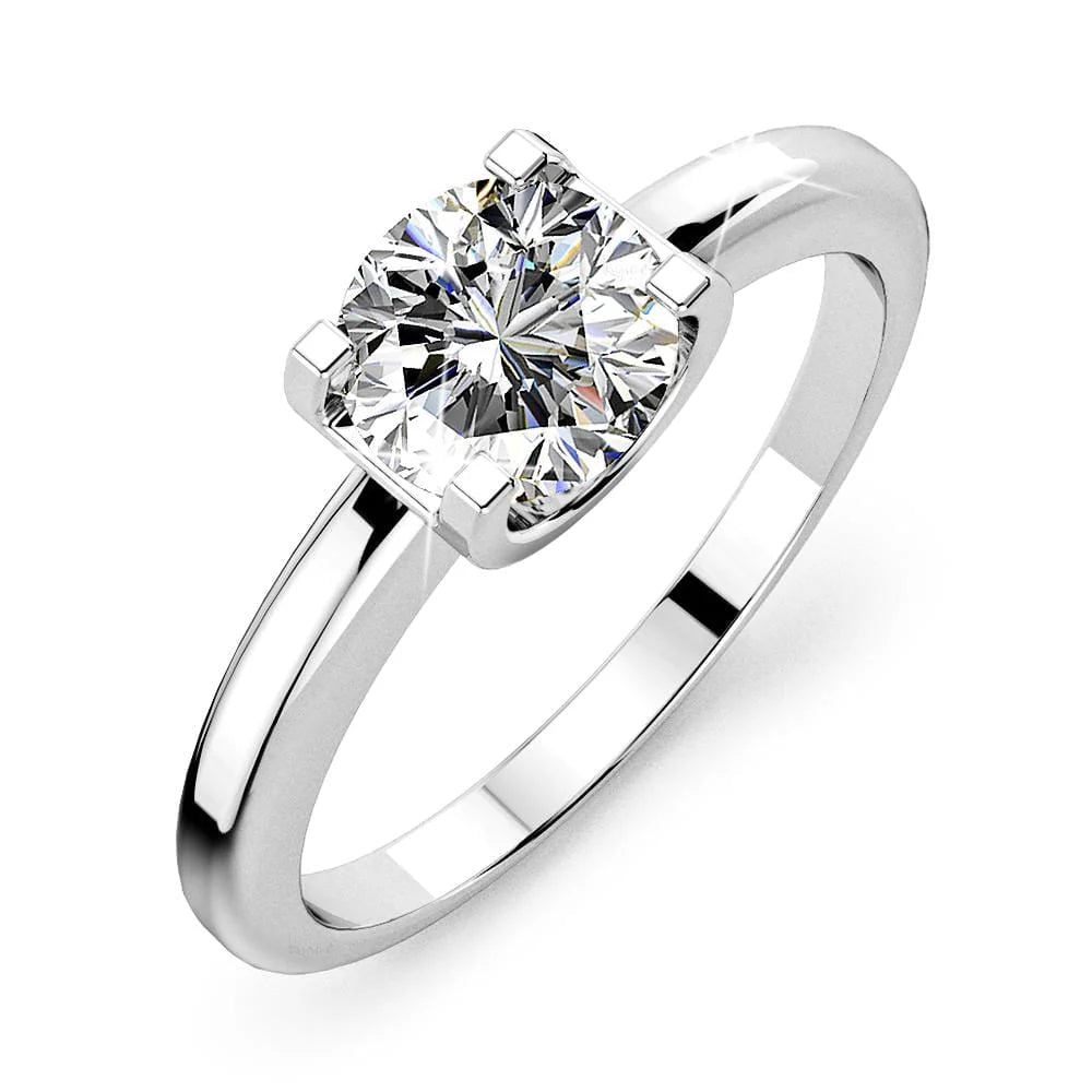 Krystal Couture Solitaire Ring Crystal Embellished with SWAROVSKI Crystals