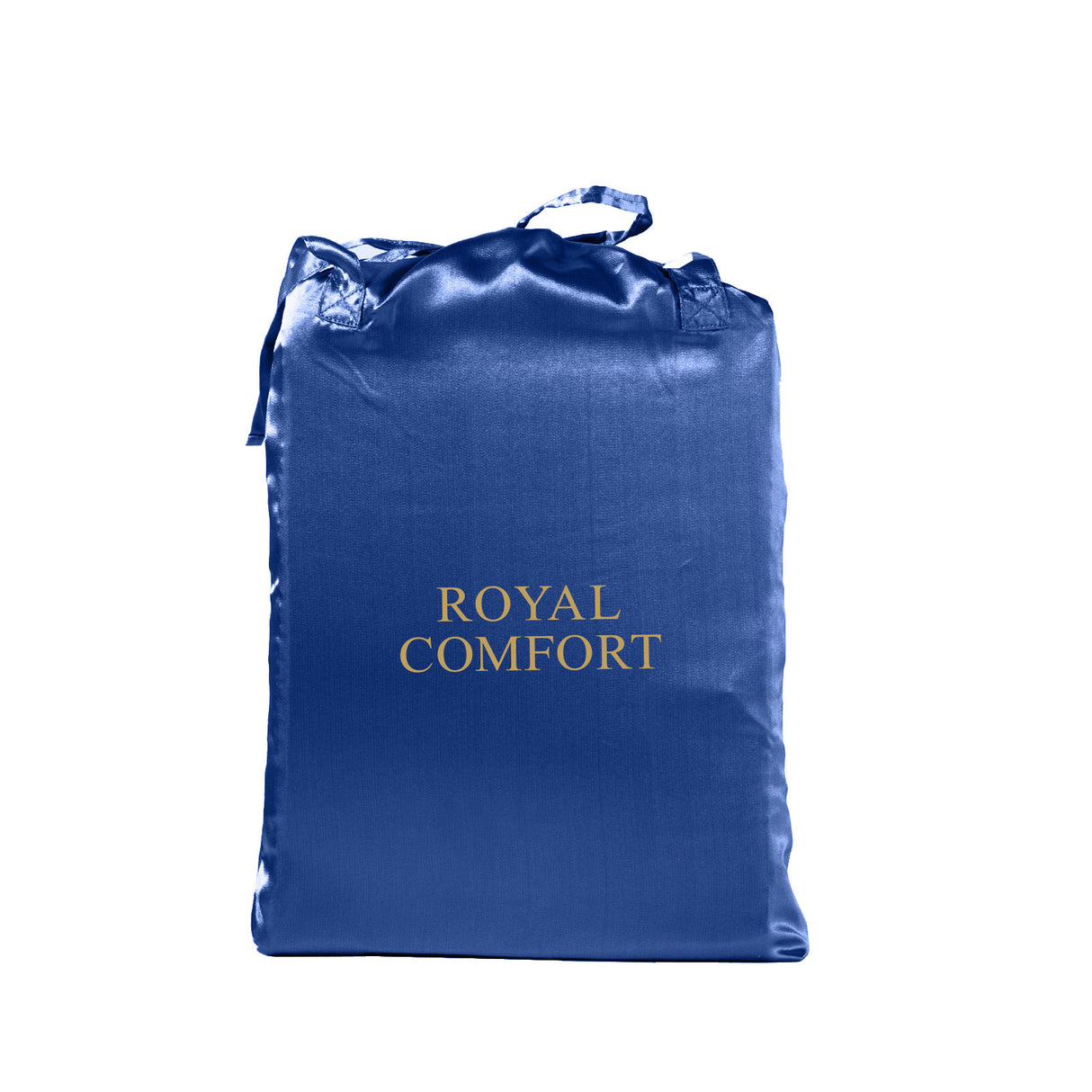 Royal Comfort 4pc Satin Sheet Set - Navy Blue - King