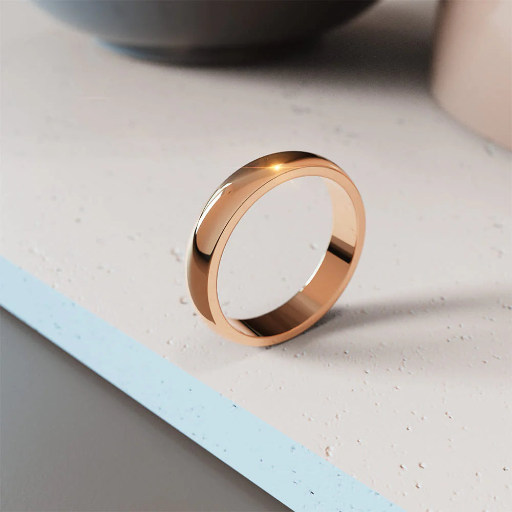 Bullion Gold Louise Minimalist Rose Gold Ring