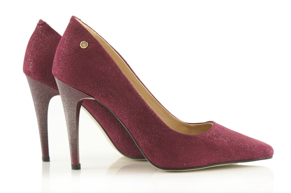 Bosccolo Womens Spike Heels - Dark Red