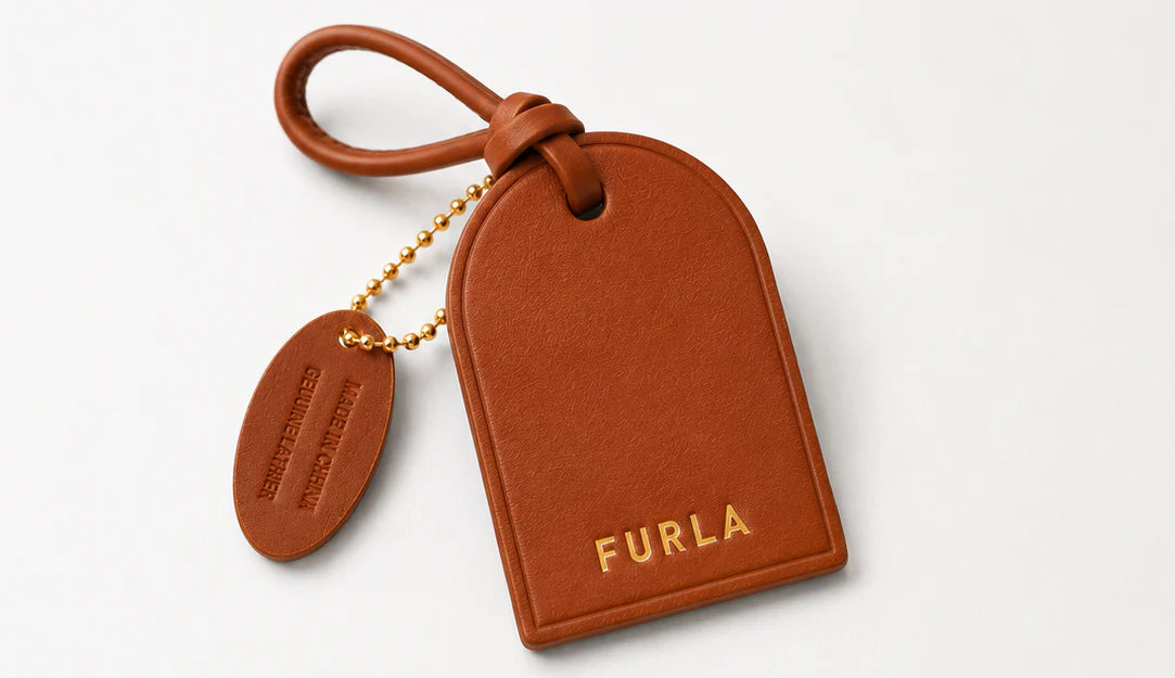 Furla Giove Luggage Tag - Cognac H