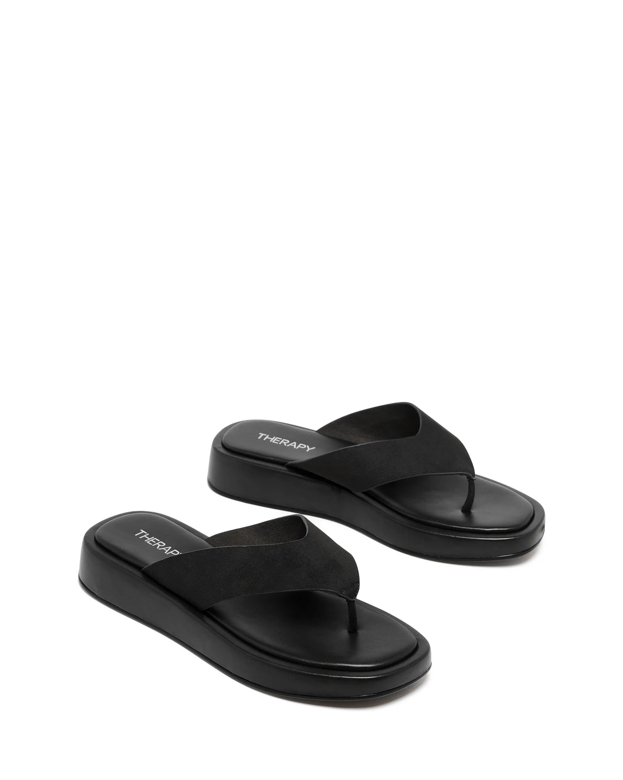 Therapy Veda Black Faux Suede